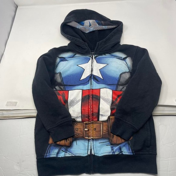 Marvel Other - Marvel Avengers zip up hoodie jacket youth size 7